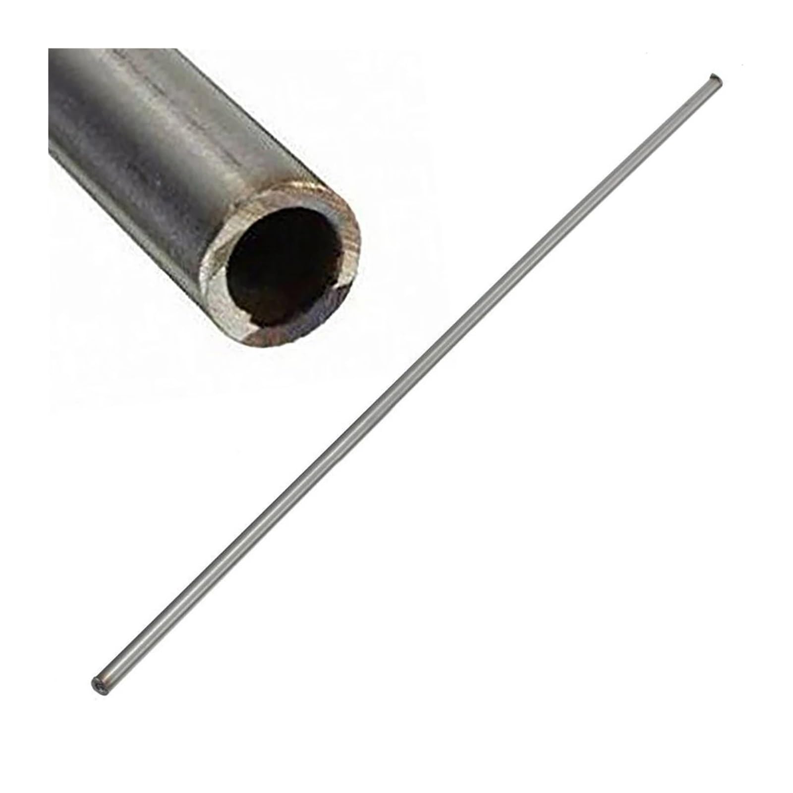 PALKSEUC 304 Stainless Steel Tube, 304 Seamless Stainless Steel Capillary Tube 6mm OD 4mm ID 250mm 1 or 5 Pcs(1pc)