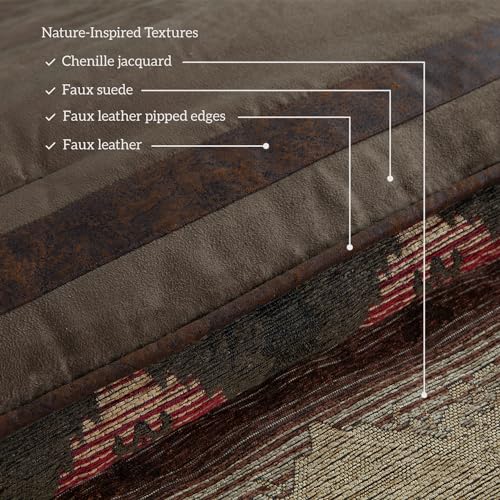 H HIEND ACCENTS Sierra Western 7 Piece King Comforter Set - Image 4