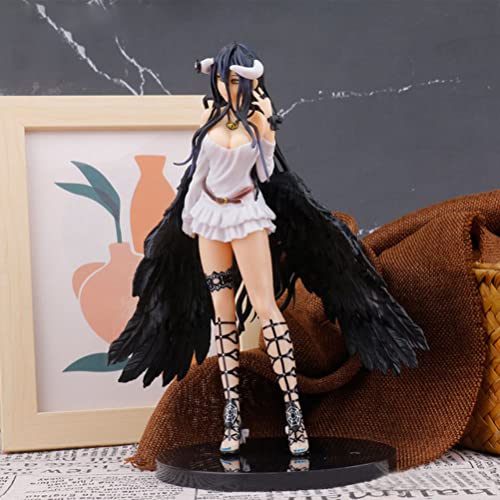 Kedejin 8.5In / 21.5Cm Overlord Figure Albedo Action Figure ，Cartoon Pvc Doll Statue Model Ornament For Desk And Shelf Decorations #TOP6
