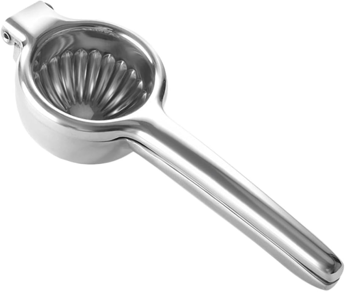 Manual Stainless Steel Juicer Large Handheld Citrus Squeezer for Home Kitchen Fruit Juice Extraction