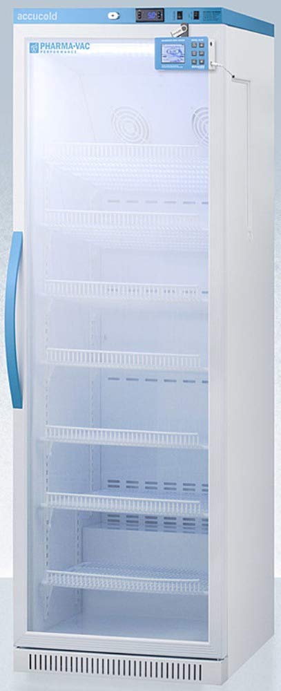 Accucold Arg15pvdl2b 24 Upright Vaccine Refrigerator With 15 Cu. Ft. Capacity Plastic-Coated Wire Shelves Temperature Alarm And Factory-Installed Lock In White on Fridge.com - View 2