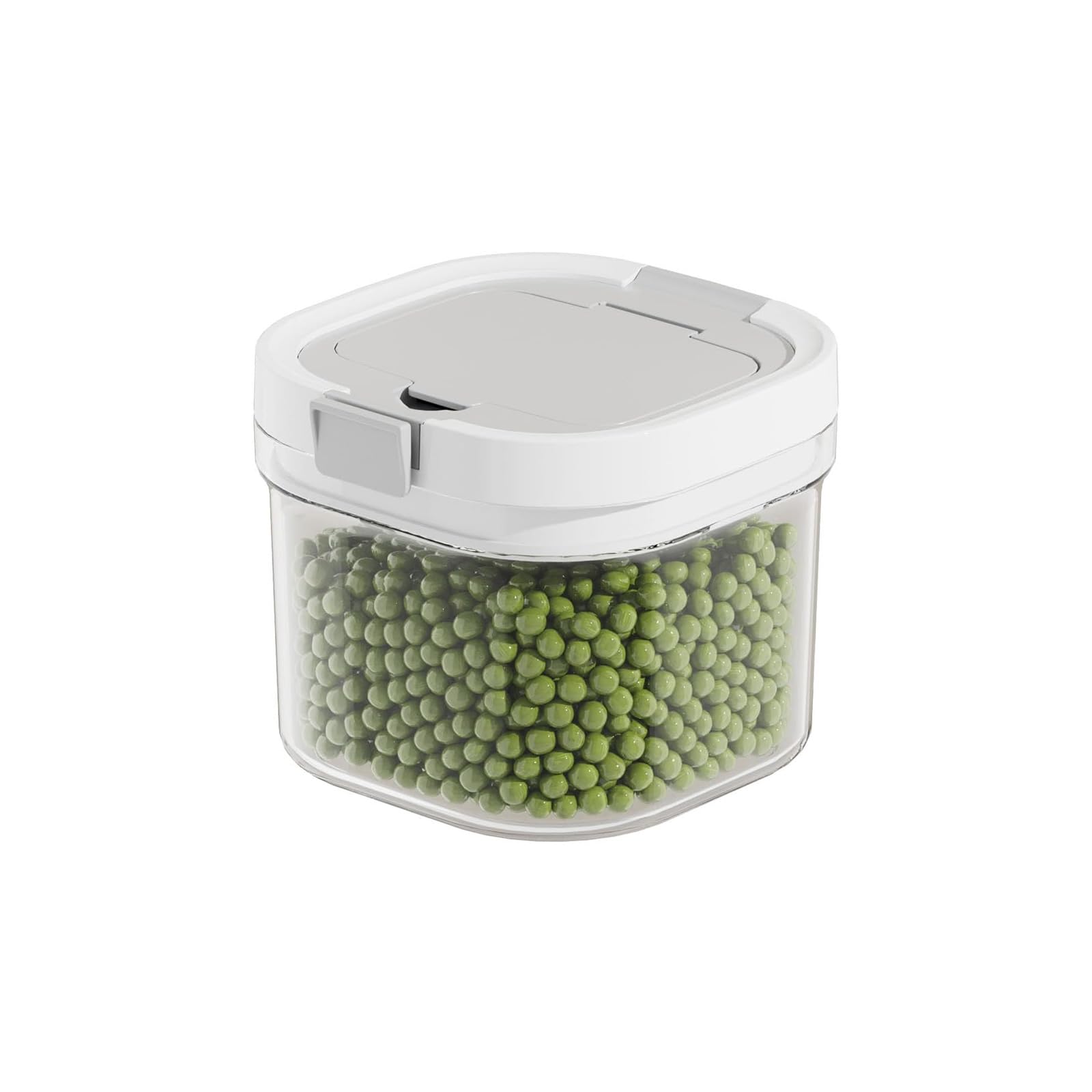 Jazuaiao Storage Container with Builts in Spoon for Dry Food Kitchen Organization and Easy Access Kitchen Storage Jars with Spoon