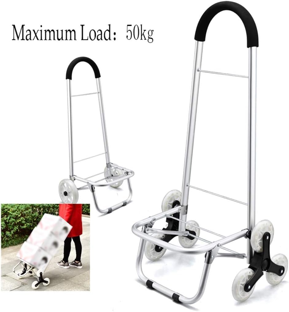 Trolleys,Aluminum Alloy Lightweight Foldable Travel Groceries Shopping Case Waterproof Market Wheeled Shopping Cart Bag Large Capacity