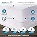 PlushDeluxe Premium Bamboo Mattress Protector – Full Size, Waterproof, & Ultra Soft Breathable Noiseless Washable Bed Mattress Cover for Comfort & Protection - White