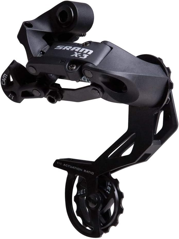 X3 Rear Derailleur - 7,8,9 Speed, Long Cage, Black | rear-bike-derailleurs