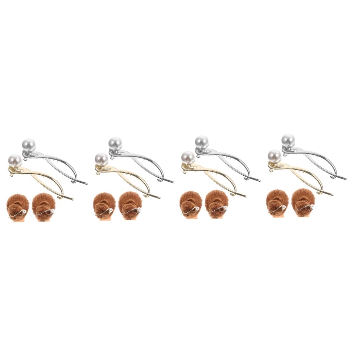 Housoutil 16stücke Elegante Perlen-haarspangen Für Frauen Schlichtes Haarschmuck Hochzeiten Und Festliche Anlässe Leicht Und Komfortabel Zu Tragen