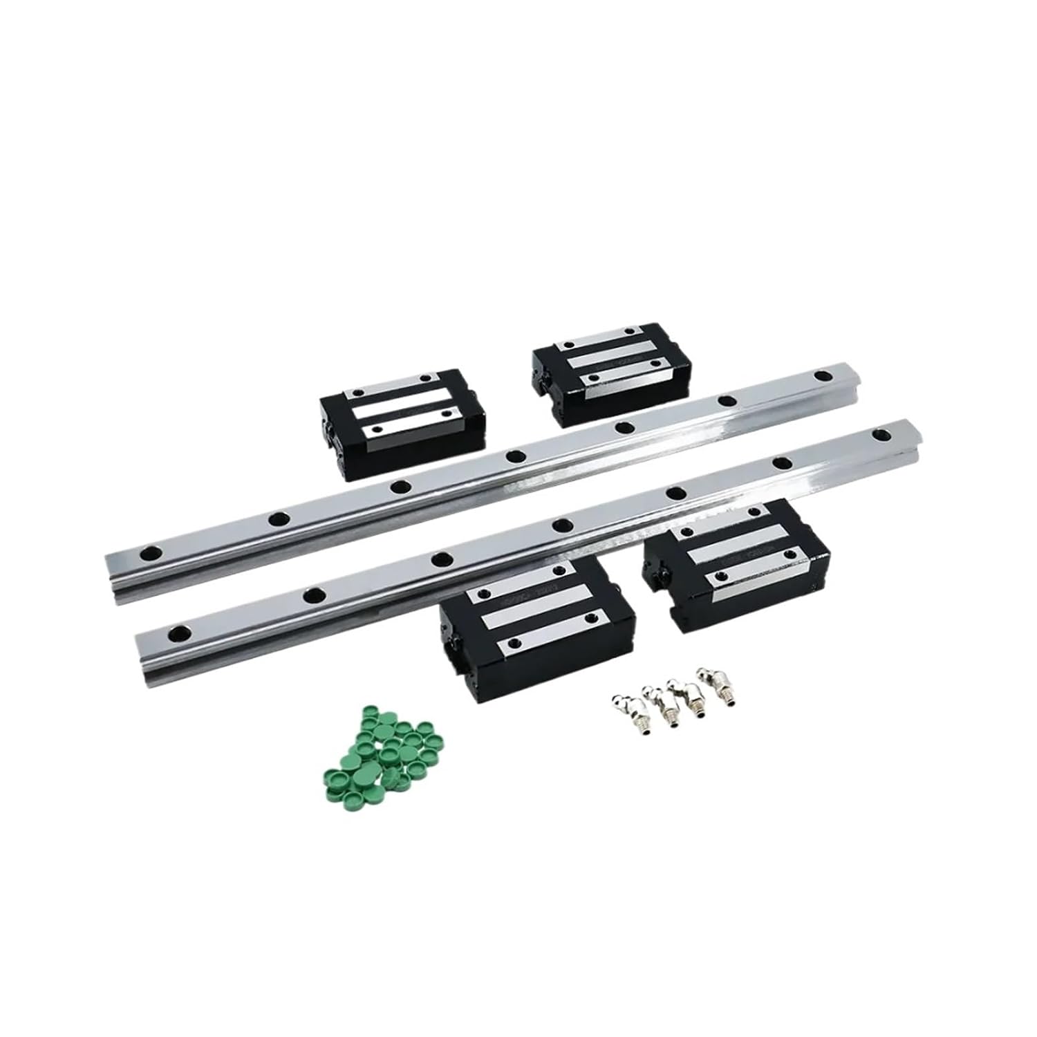 Linear Guides, Linear Motion Slide Guides 2pcs Guides HGR20 700mm Linear Guide Rail + 4pcs HGH20CA Sliders Block Bearings
