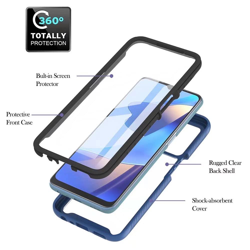 JIAFEI Cover per Oppo A54s / Oppo A16, [con Protezione dello Schermo
