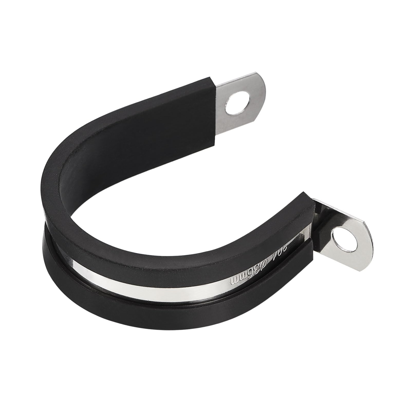 12 Colliers De Serrage Inox 304 Avec Joint Caoutchouc - Pour Tuyaux Et Câbles