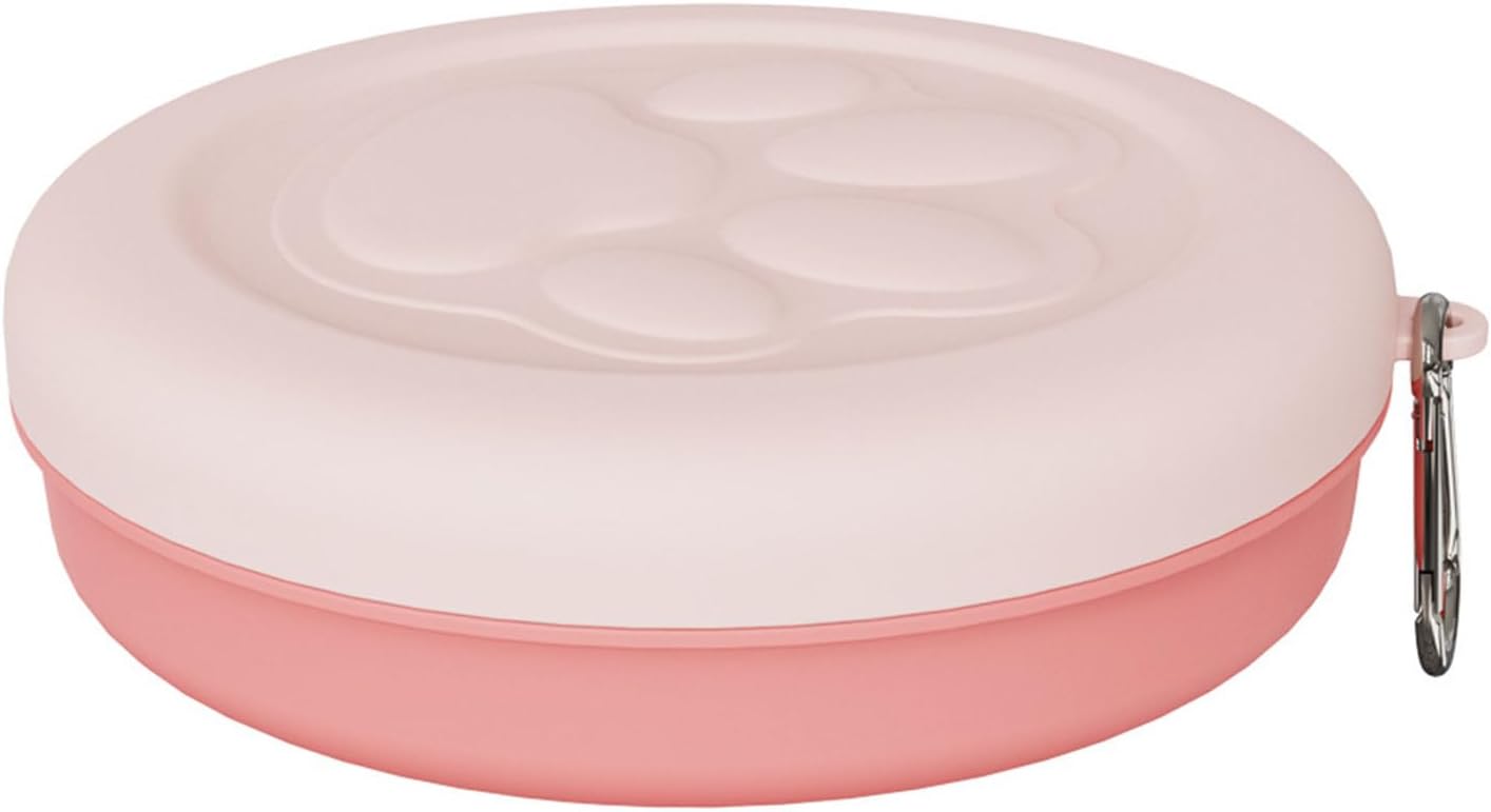 Ciotola di irrigazione per animali domestici Ciotole da viaggio per cani con coperchio per passeggiate in viaggio campeggio escursionismo portatile gatti piatto d’acqua da viaggio per cani Bottiglia