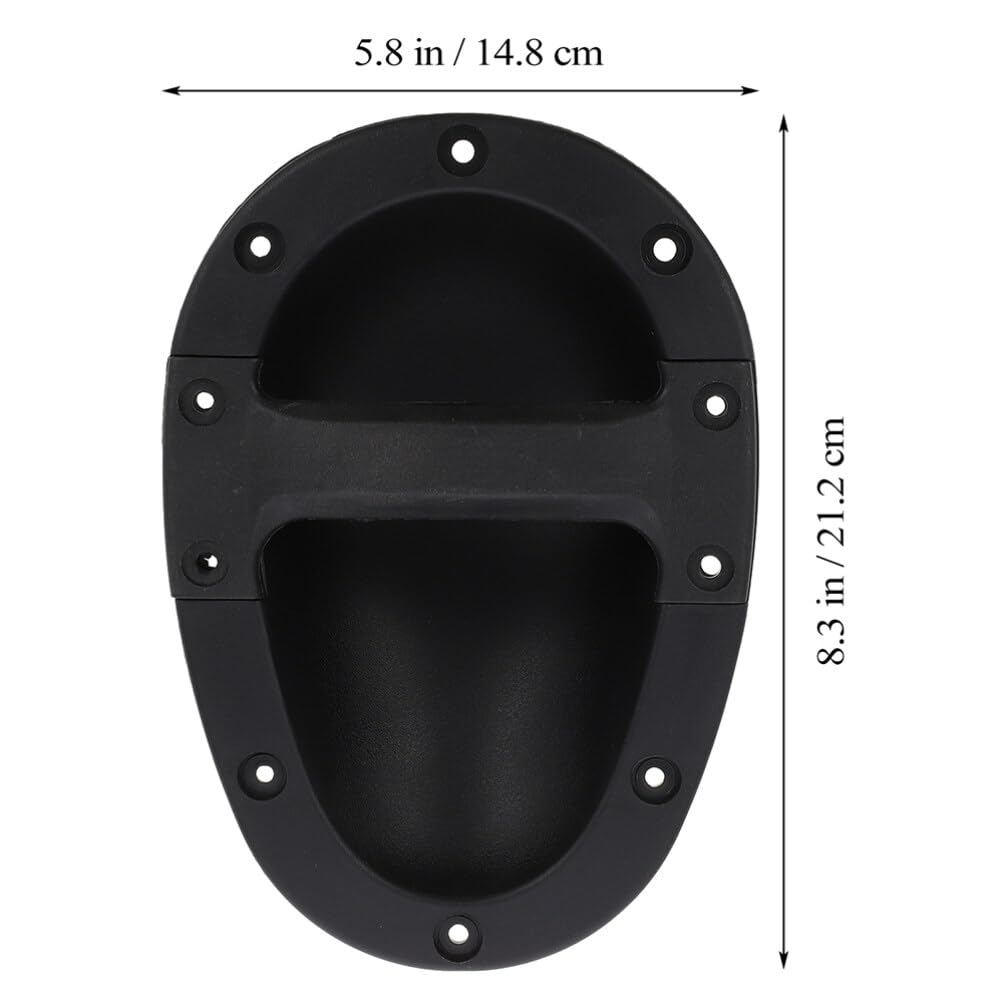 Gadpiparty Maniglia Per Altoparlante in Plastica Abs Da 4 Pezzi Maniglia Di Ricambio Per Amplificatore Vintage Per Cassa Dellaltoparlante