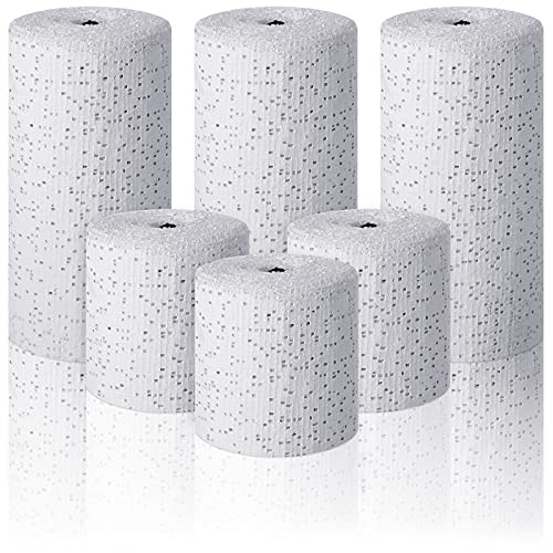 Nuanchu 6 Rolls Plaster Cloth Gauze Bandage Undercast Padding Wrap Use Strips Wrap Cast Material for for Project, Mask Making, Sculptures, Body Casts, Scenery Construction (1.97 x 3.93 Inch White)