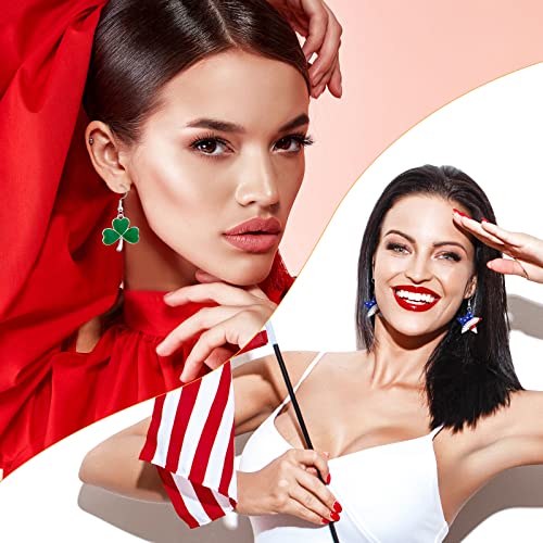 6 Pairs Valentine Earrings For Women Holiday Earrings For Girls Heart Earrings Valentine Day Gift For Girlfriend #TOP4