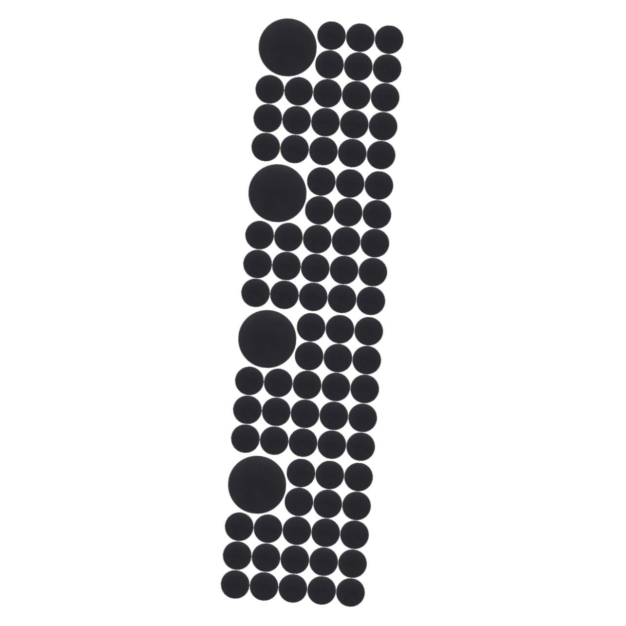 SEWACC 2000stücke Selbstklebende Filzpunkte Schwarze Bastelaufkleber Für Kleidung Diy Projekte Und Dekoration Filzkreise Für Kreative Gestaltung