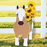 Lnakio Horse Planter, Cute Animal Shape Flower Planters, Plant Pots for...