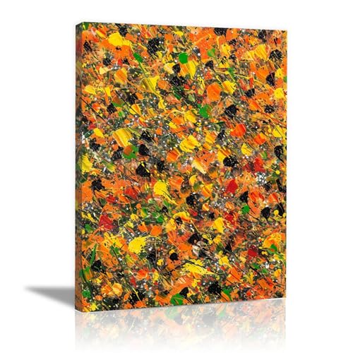 Peinture abstraite WODJEM pour habiller un mur vide avec un tableau encadré