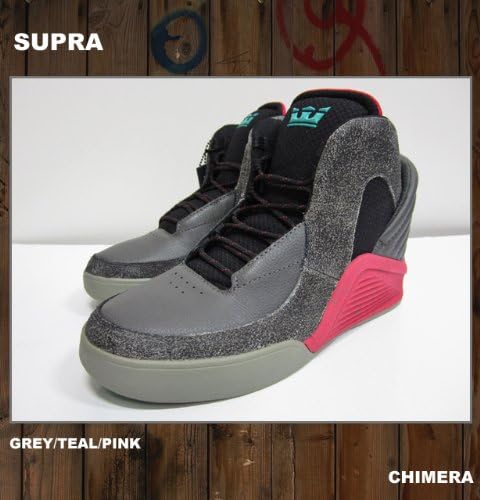 Amazon スープラ キメラ Chimera スニーカー 靴 メンズ グレー ピンク Grey Teal Pink 10 Supra スープラ スニーカー