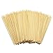 Hysagtek - 400 bastoncini in legno di bambù per barbecue, frutta, fontana di cioccolato e fonduta, lunghezza: 15 cm