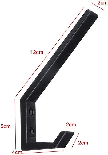 Miniatura 5 de 4 soportes para casco, ganchos colgantes de plástico para colgar en la pared, sombrero, guante, zapatero (blanco-4 unidades)