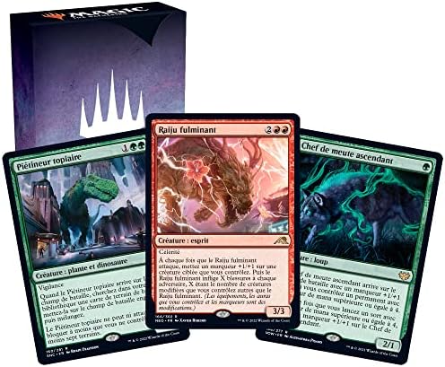 Magic The Gathering D05661010 2022 Starter Kit, 2 Ready-to-Play Decks, 2 Cards Containing MTG Arena Code (French Version), Multi-Coloured