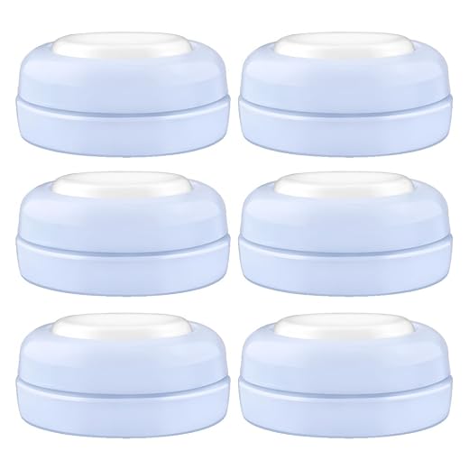 Maymom Tapas de tornillo Aka de viaje con disco de sellado regrabable compatible con botellas de boca ancha, Maymom,tapa reemplazable Avent Natural de sellado de botellas y disco de sellado,6 piezas.