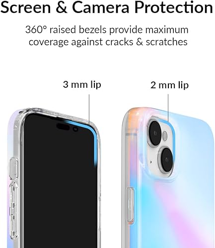 Miniatura 84 de VELVET CAVIAR Funda para iPhone 14 Pro, probada en caídas de 10 pies, purpurina transparente Bratz Bratz Pack Glitter,Blonde Tortoise,Sueños de