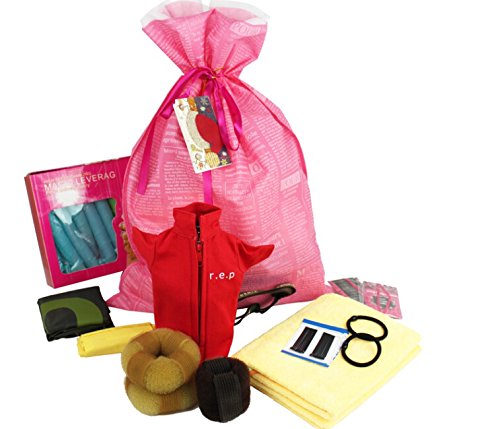 Vinnet Beauty Hair Tools Gift Set-hair Bun, Hair Clip, Hair Pin, Hair Spiral Curls 18pcs with 2 Styling Hooks Kit with Microfiber Hair Towel, Bagsed Sachet.