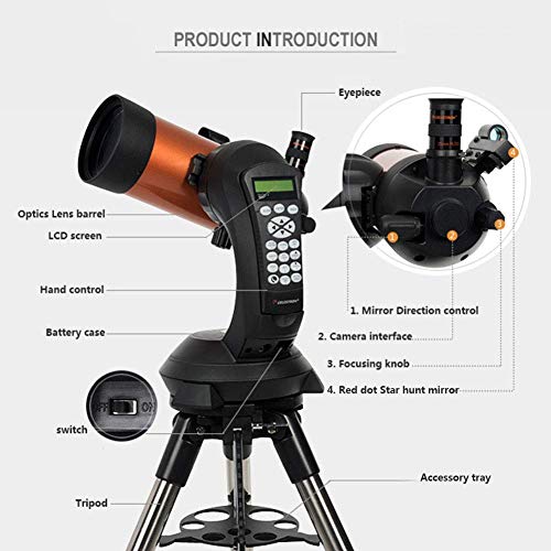 Telescopio Astronómico Refractor con Tripode y Accesorios miniatura 4