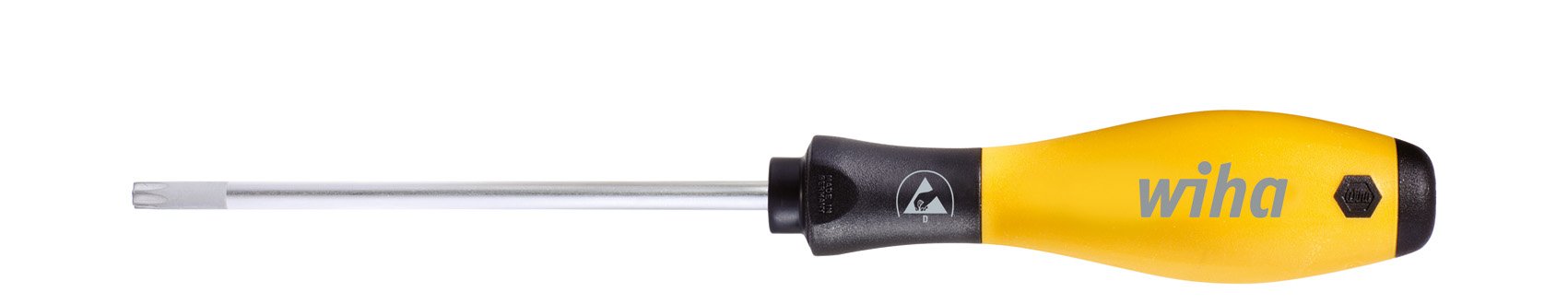 Wiha SoftFinish® ESD TORX® (27147) Screwdriver T20 x 100 mm