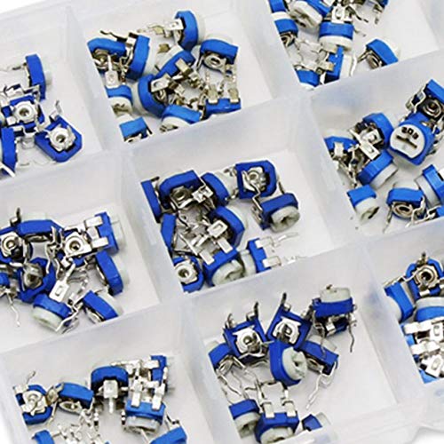 Capacitores eletrolíticos ajustáveis ​​Kit in a box Kit eletrônico DIY Kit de ajuste fino horizontal