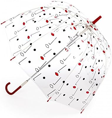 Lulu Guinness Two Faces Birdcage Ladies Walking Umbrella 94cm Closed 86cm Open Faced