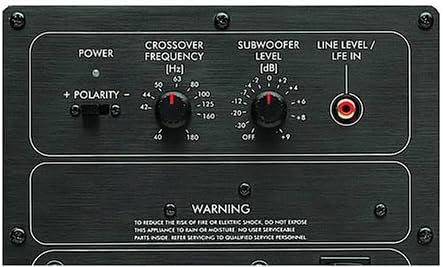ELAC SUB 05 ESP Subwoofer Rear Control Panel