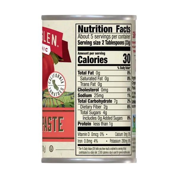 Muir Glen Organic Tomato Paste, 6 oz. (Pack of 6) 11