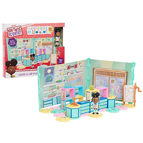 Just Play Ada Twist Deluxe Create-A-Lab Playset, STEM Toy Figures and Playsets, Kids Toys for Ages 3 Up, Gifts and Presents