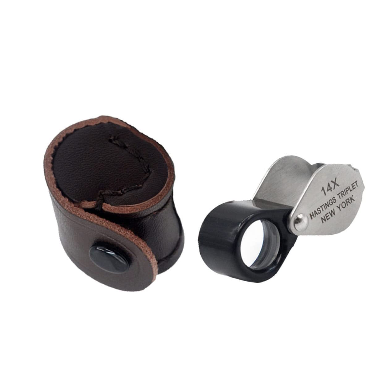 TEHAUX 14 Times Magnifying Glass Mini Magnifying Glass Mini Tools Pocket Magnifier Magnifying Glass Hand Lens Handheld Jewelry Loupe Handheld Diamond Magnifier Jewelers Eye Loupes Lupe