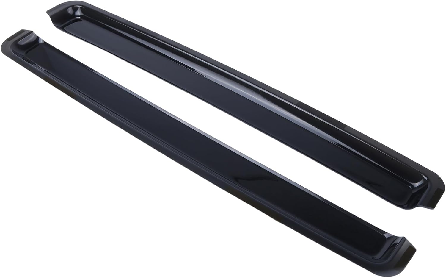 4Pcs Wind Deflectors Front Rear Window Vent Visors Rain Sun Guard for Ford Ranger Super Crew 2024-2025
