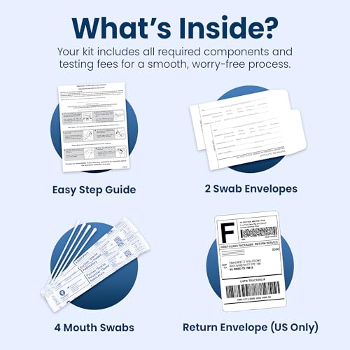 Image of DNA Direct - Reliable At-Home Paternity Test for Child and Father, Fast and Dependable Paternity Test Results in 1-2 Days, All Lab Fees and USPS Return Included
