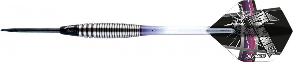 XQ Max Darts Unisex Adult Andy Hamilton 25 grams. 95% Tungsten original dartset Dartset - Purple,.