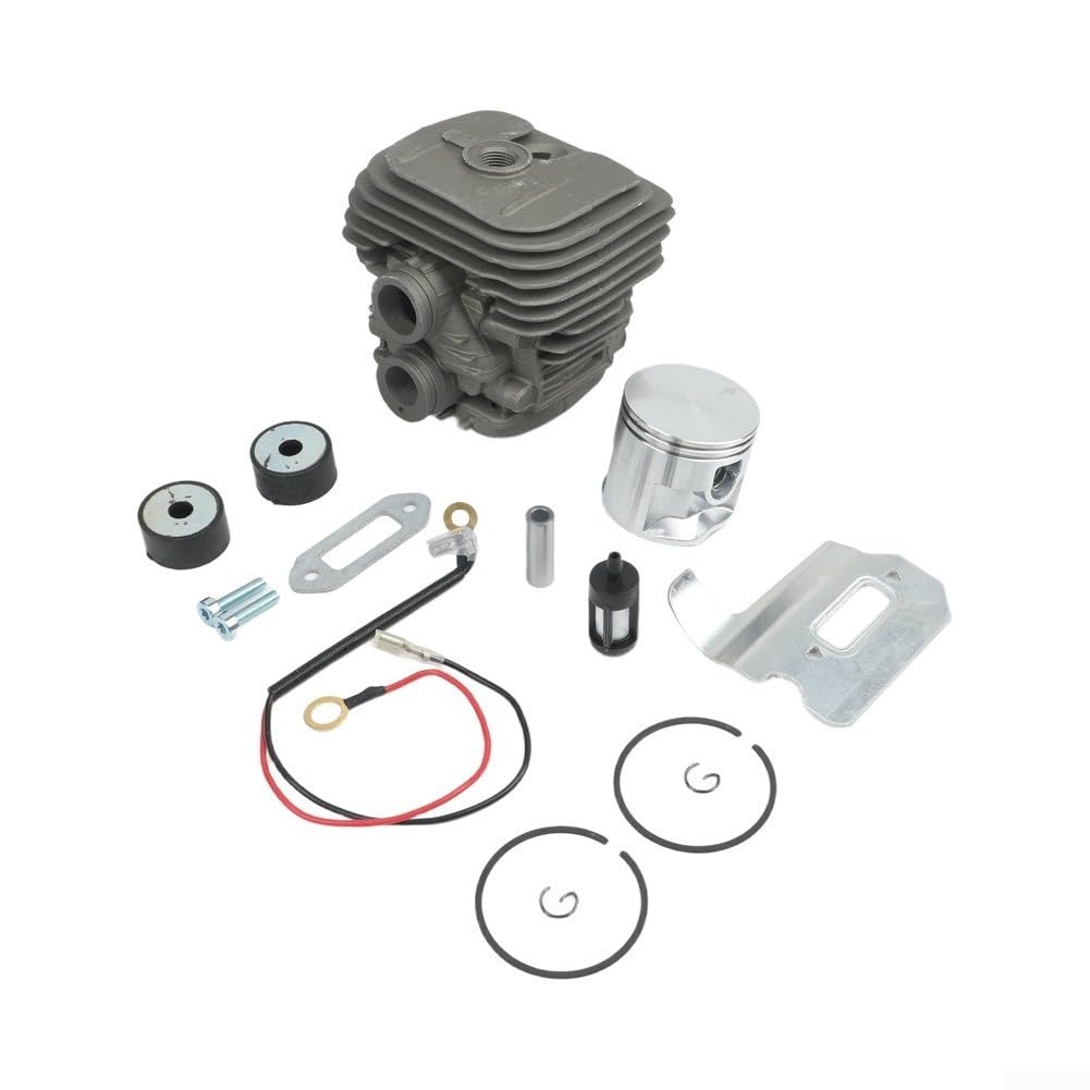 50mm Zylinder Kit für TS410 TS420 Motorsäge ersetzt 4238 020 1202 4223 020 9400 robustes Bauteil für Reparatur Wartung Forstwirtschaft 50mm Bohrung