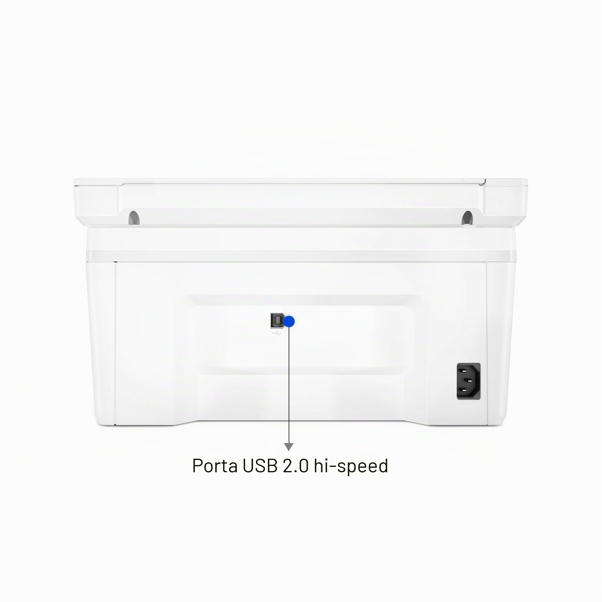 HP LaserJet M140w 7MD72F, Stampante Multifunzione Laser A4, Monocromatica, Stampa Fronte e Retro Manuale in b/n, 20 ppm, Wi-Fi, HP Smart, 2 Mesi di Piano Toner Instant Ink inclusi, Bianca
