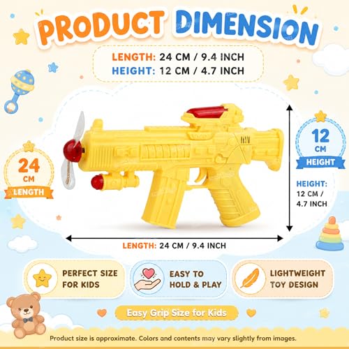 Image of Zest 4 Toyz Space Gun Toy for Kids with Light & Sound Effects | Flashing Musical Toy Gun for Boys & Girls | Pretend Play Action Shooting Toy | Role Play Space Gift Toy for Kids Age - Assorted