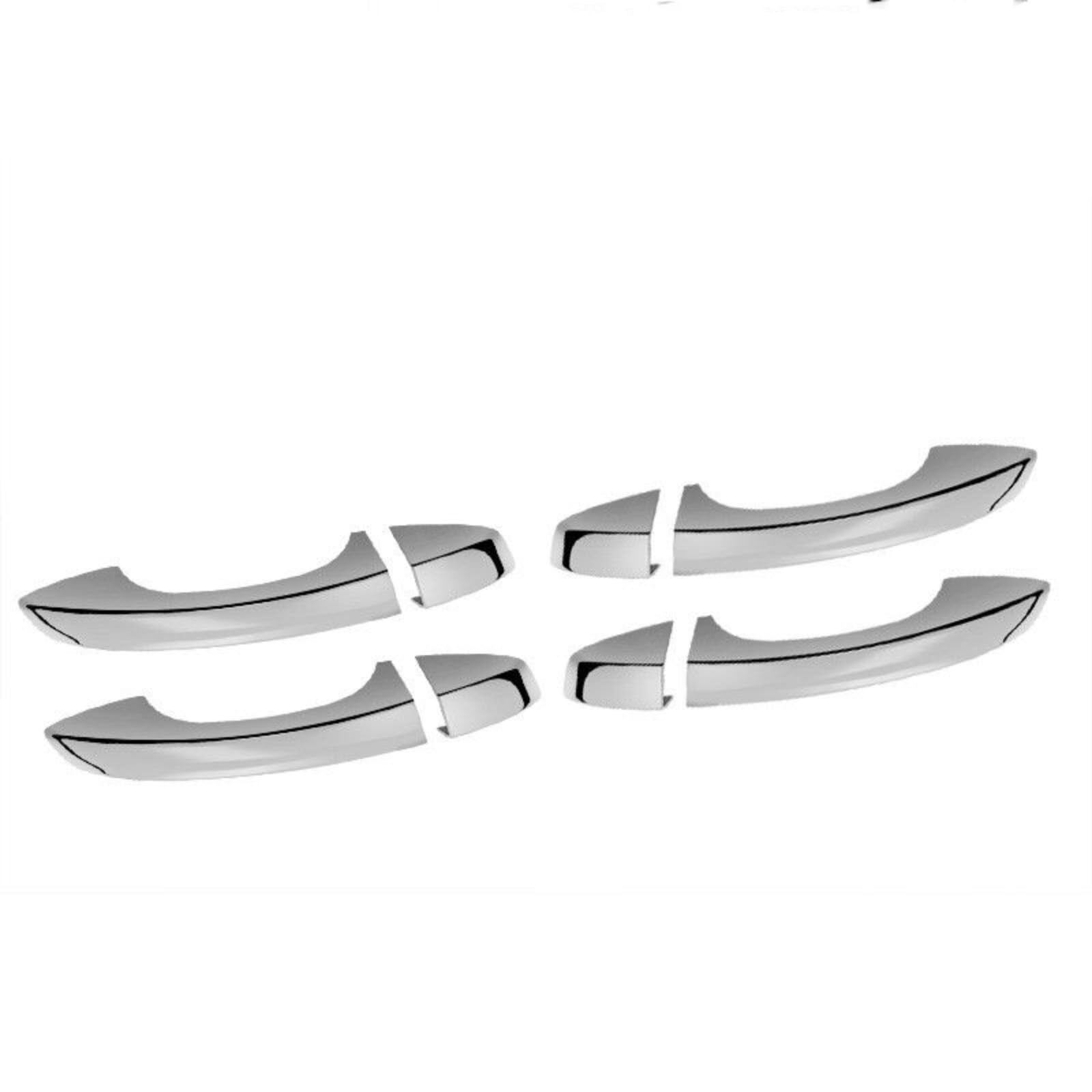 Autocollant de garniture de bol et poignée pour VW Arteon 2017-2020 chrome