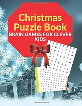 Paperback Brain Games for Clever Kids Christmas Puzzle Book : Holiday Word Search Puzzle Book