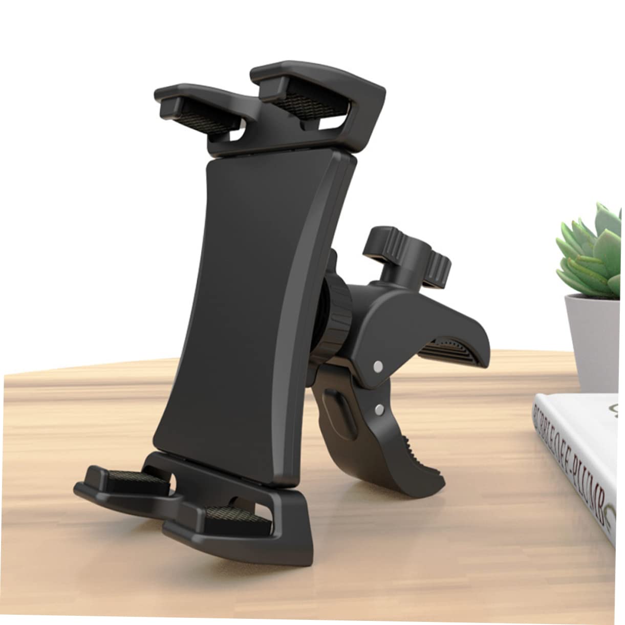 Gatuida Supporto per Telefono da Bici Rotante Nero in Plastica