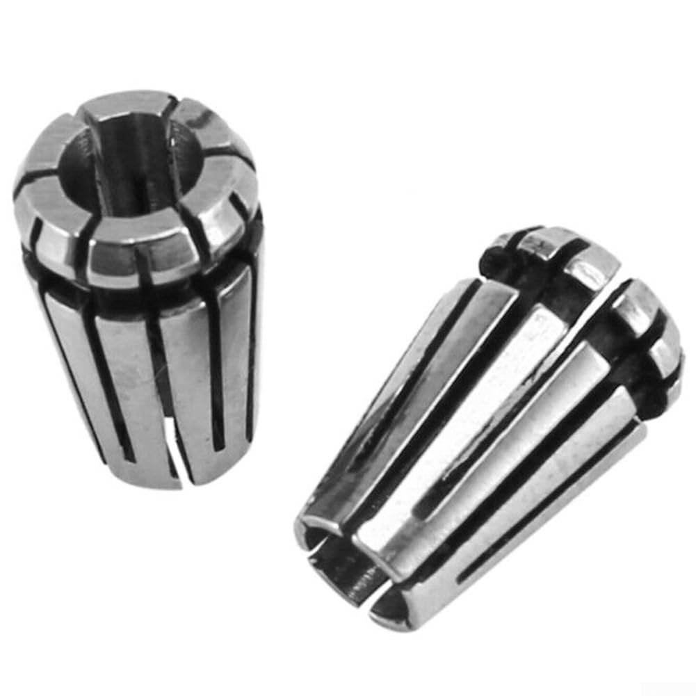 1 mandrino a gambo dritto + 7 mandrini a pinza, C10 Er8A 100L supporto mandrino pinza e set pinza Er8 per alesatura, fresatura, foratura maschiatura