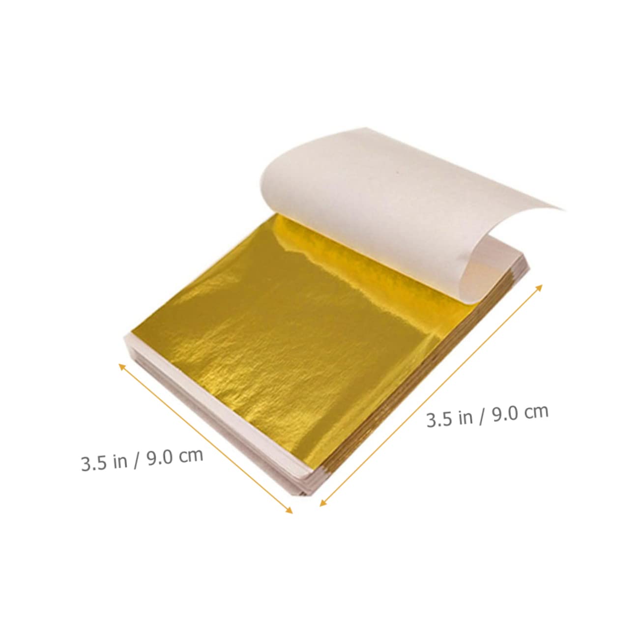 LALAFINA 3 Ensembles Dorure Imitation Or Décoratives pour Artisanat DIY Or Et Rose Accessoires De Bricolage Parfait pour Décoration De Fête Et Projets Créatifs 300 Feuilles*3