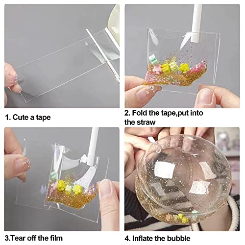 Nano Tape Bubbles Kit, 31Pcs Double Sided Tape Bubbles Balloons, Nano Tape Elastic Bubble Diy Stress Balls Craft Kit, Party Favors, Fidget Toys For Girls, Boys, Kids #TOP2