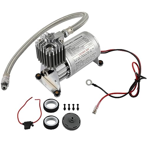 STAYTOP Air Compressor 150 PSI On-board Heavy Duty Air Horn Compressor Kit Replacement for Train Horns Bag Suspension 12V
