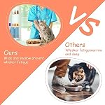 Cat Food Bowl Set, 6 inch Wide Shallow Cat Bowl for Relief Whisker Fatigue,Small Flat Cats Dish, Shallow Pet Feeding Dish or Plate for Kittens and Small Dogs (4Pcs) - Image 6