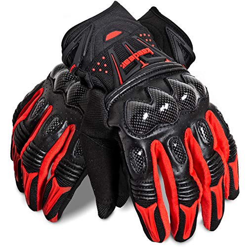 Kaedear(カエディア) バイク グローブ スマホ 対応 バイク用 ゴートスキン...